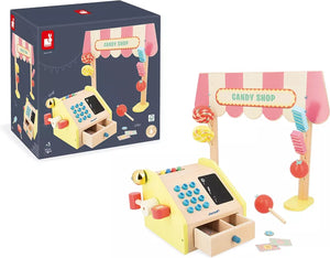 Janod - applepop - snoepwinkel met accessoires