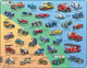 Larsen historische auto's – puzzel – voertuigen techniek – auto's – educatieve legpuzzel voor kinderen – 42 stukjes – gemaakt in noorwegen – extra dikke 2,5 mm stukjes – tray met vaste rand