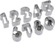 Westmark koekjesvormpjesset, cijfers, roestvrij staal, 0-9, 9 stuks, zilver, 35382280