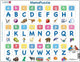 Larsen alphabet majuscules et minuscules – puzzle mémo – alphabet – lettres majuscules et minuscules – puzzle éducatif pour enfants – 52 pièces – fabriqué en norvège – pièces extra épaisses de 2,5 mm – plateau avec bord fixe