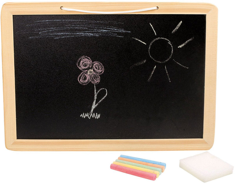 Afbeelding laden in galerijviewer, Small foot - houten krijtbord met gekleurde krijtjes, 7dlg.

