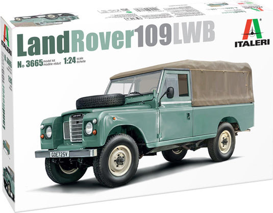 Italeri modelbouwpakket auto - 3665 land rover 109 lwb plastic - 1:24 - modelbouw