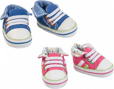 Heless poppenschoenen sneakers blauw, 30-34 cm