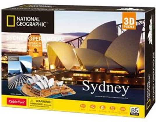 Cubic fun 3d puzzel national geographic opera house sydney