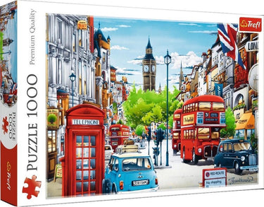 Trefl puzzel londen - 1000 stukjes legpuzzel stad big ben.