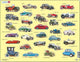 Larsen oldtimer auto's – puzzel – voertuigen techniek – oldtimers – educatieve legpuzzel voor kinderen – 30 stukjes – gemaakt in noorwegen – extra dikke 2,5 mm stukjes – tray met vaste rand