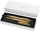 Pelikan jazz noble elegance schrijfset - vulpen m + balpen - metaal - goud