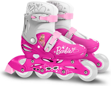 inline skates hardboot verstelbaar roze maat 30-33