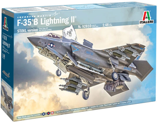Italeri modelbouwpakket militaire voertuigen - 92810 lockheed martin® - f-35®b lightning ii® - straaljager plastic - 1:48 - modelbouw