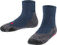 Falke tk2 short anti-blaar dik wol functioneel materiaal wandelsokken kinderen blauw - maat 35-38