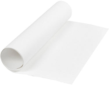 Creativ company cc faux leather papier rol 100x50 cm wit