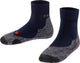 Falke tk2 short anti-blaar dik wol functioneel materiaal wandelsokken kinderen blauw - maat 31-34