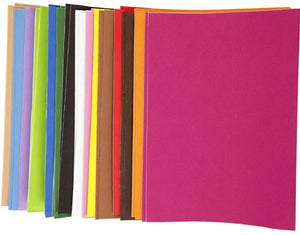 Creativ company zelfklevende foam a4 vellen - 15 kleuren - 30st