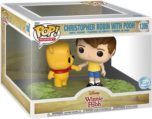 Funko pop moments: disney - christopher robin with pooh pop