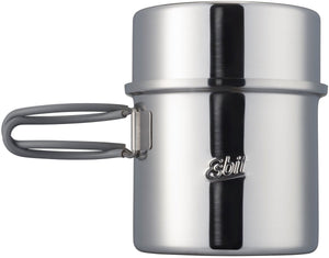 Esbit kookpot - 1l - dubbele kookpot - inklapbaar handvat - rvs