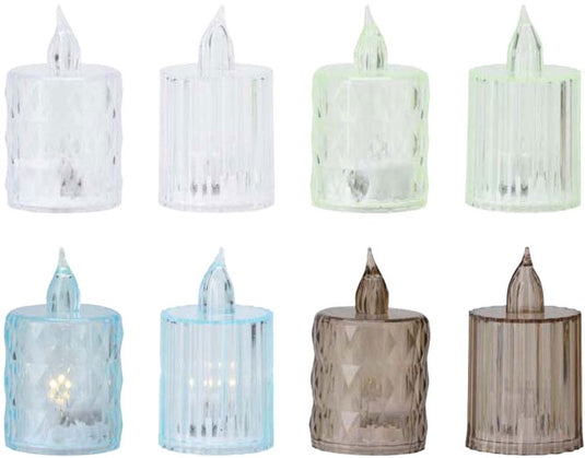Koopman kaarsje met led, 24st.