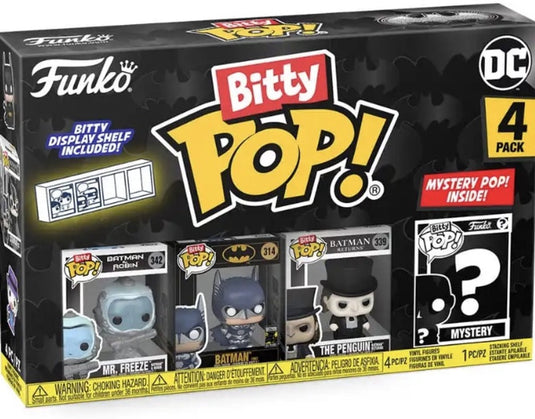 Funko bitty pop! - mr. freeze, batman, the penguin mystery pop! van dc batman