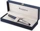 Waterman expert vulpen | metaal-blauwe lak met palladium detail | gebeitelde dop | roestvrij staal medium penpunt
