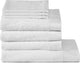 Seahorse combiset pure 7-delige badtextielset wit (3xwh+3xbd+ 1xdl)