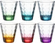 Leonardo optic glazen assorti 215ml - set 6