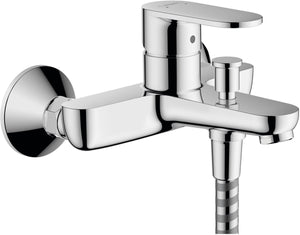 Hansgrohe vernis badkraan met hendel chroom