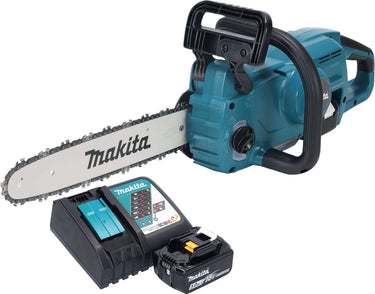 Makita tuinapparatuur - 18v accu-kettingzaag 35 cm, 1x accu 5,0 ah, oplader duc357rtx3