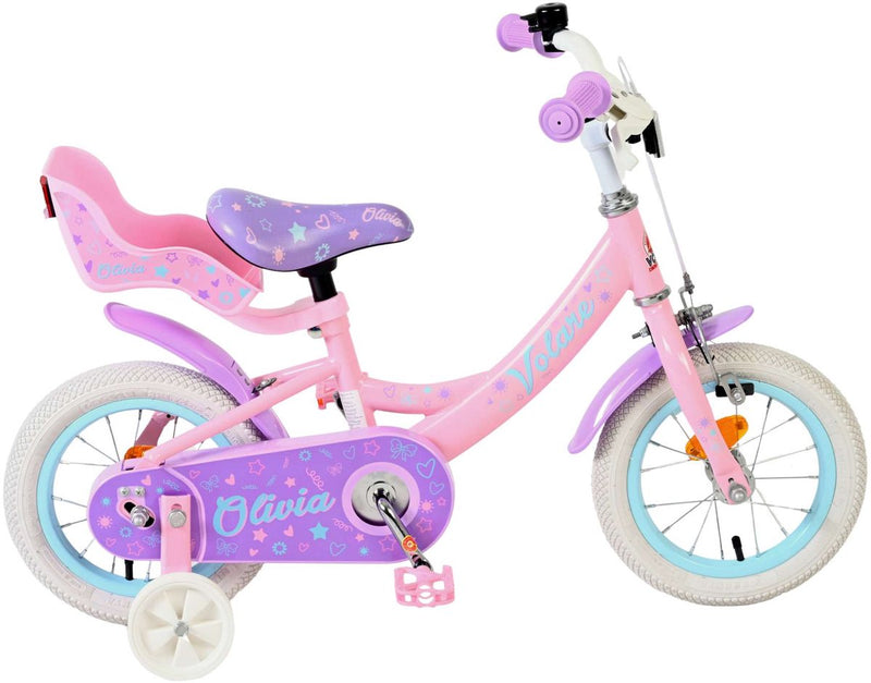 Afbeelding laden in galerijviewer, Volare olivia kinderfiets - meisjes - 12 inch - roze
