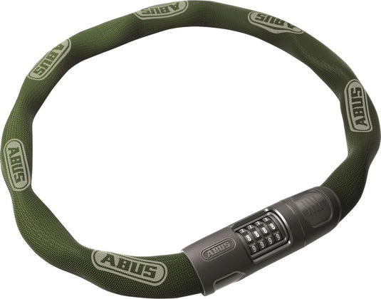 Abus fietsslot kettingslot - 8808c - security level 9 - groen - 85 cm - geschikt voor elektrische fietsen en stadsfietsen