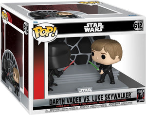 Funko pop moment: star wars - darth vader vs. luke skywalker pop #612