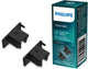Philips led philips easylink - afsluitstuk - 2-pack - zwart - railverlichting