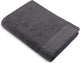 Walra badlaken remade cotton - 70x140 - 100% katoen - grijs antraciet