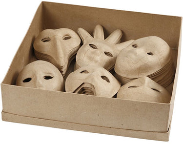 Creativ company http: www.cchobby.nl maskers-h-12-21-cm-60-stuk-1-doos
