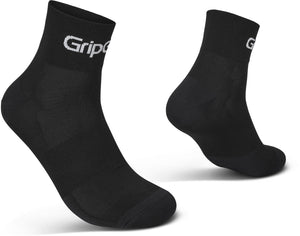 Gripgrab - ride low cut zomer fietssokken 1 paar korte coolmax sokken - unisex - zwart