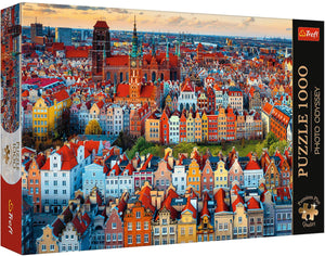 Trefl puzzel 1000 stukjes - premium plus gdansk uitzicht - legpuzzel.