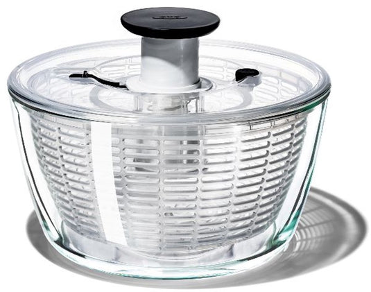 Oxo - slacentrifuge - glazen schaal - drukknop