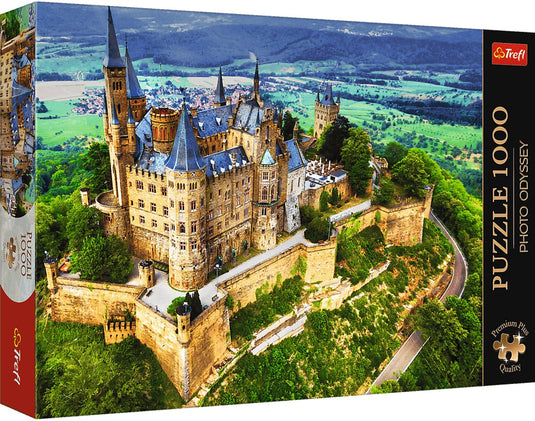 Trefl puzzel premium plus - hohenzollern kasteel duitsland 1000 stukjes.