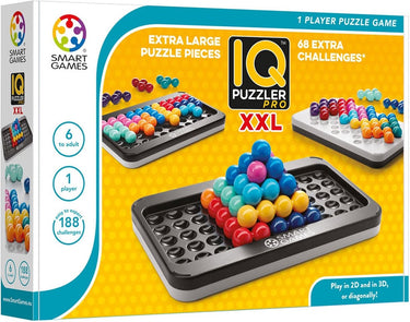 Smartgames - iq puzzler pro xxl - 188 opdrachten - 2d en 3d puzzels