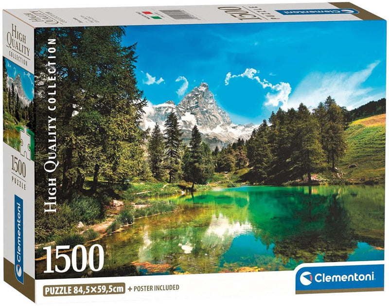 Afbeelding laden in galerijviewer, Clementoni legpuzzel blauw meer - 1500st.
