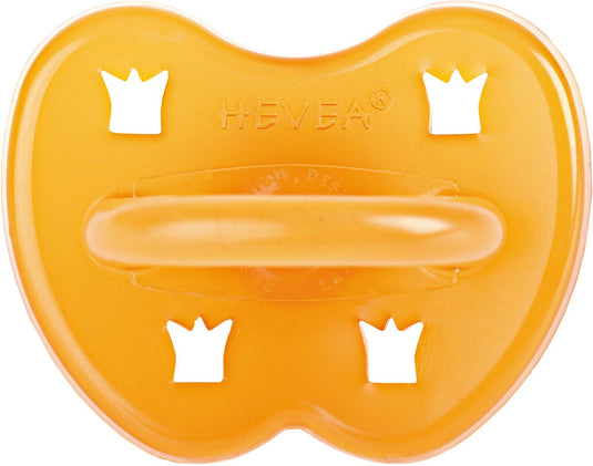 Hevea fopspeen rond “classic - 0-3 maanden - 100% natuurrubber - kroon