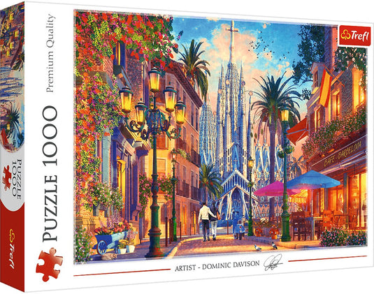 Trefl puzzel 1000 stukjes - barcelona spanje puzzel.