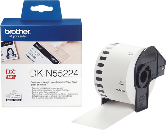 Brother continuous thermal paper tape dk-n55224 54 mm x 30,50 m white 80 g m²