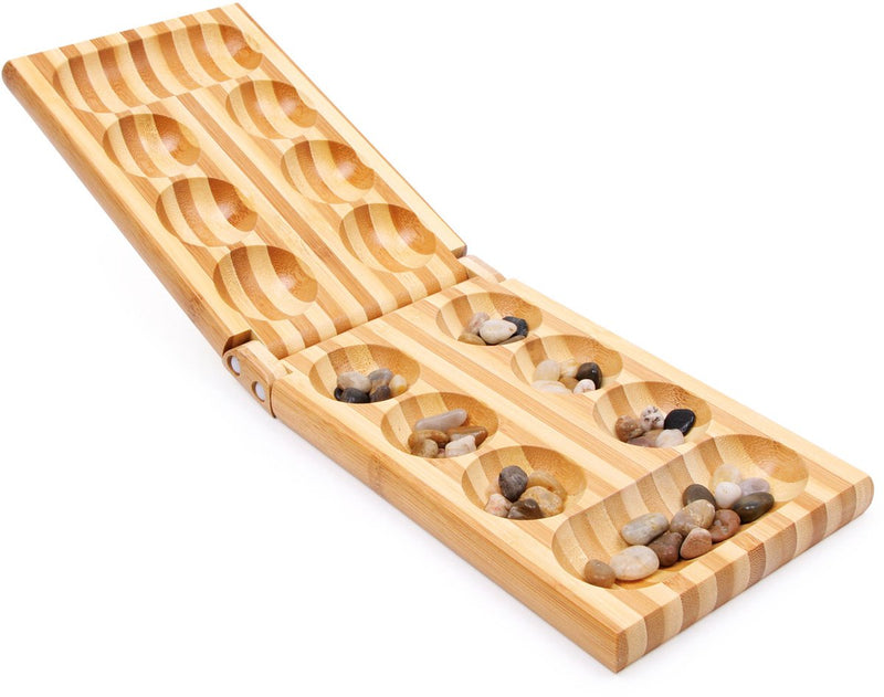 Afbeelding laden in galerijviewer, Small foot - houten strategiespel kalaha
