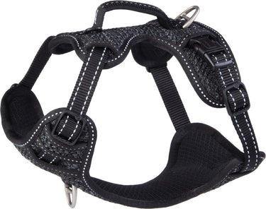 Rogz for dogs rogz explore tuig gevoerd zwart - hondenharnas - s 36-57 cm