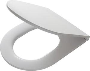 Tiger elvas - wc bril d-vorm - toiletbril met deksel - soft close - easy clean functie - duroplast - wit