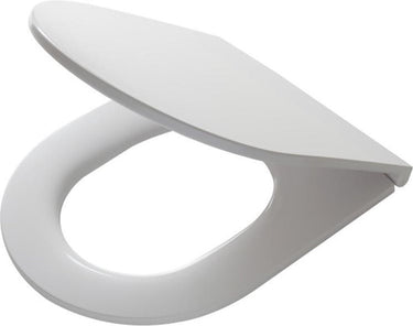 Tiger elvas - wc bril d-vorm - toiletbril met deksel - soft close - easy clean functie - duroplast - wit
