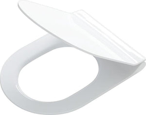 Tiger veiros - wc bril d-vorm - toiletbril met deksel - soft close - easy clean functie - thermoplast - wit