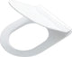 Tiger veiros - wc bril d-vorm - toiletbril met deksel - soft close - easy clean functie - thermoplast - wit