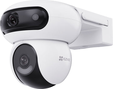 Ezviz h90 dual 2k+ beveiligingscamera buiten – 360° pan tilt – patrol mode - active defense human detection - google assistant alexa - ai-tracking - geen maandkosten