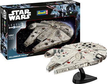 Revell modelbouwpakket ruimtevaart - 03600 star wars millennium falcon plastic - 1:241 - modelbouw