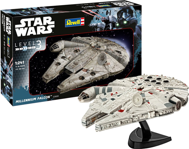 Afbeelding laden in galerijviewer, Revell modelbouwpakket ruimtevaart - 03600 star wars millennium falcon plastic - 1:241 - modelbouw
